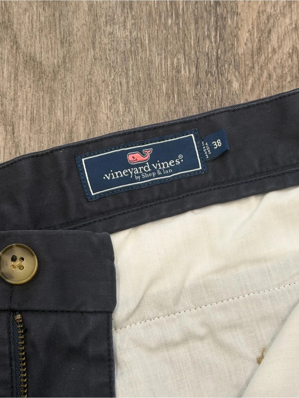 Vineyard Vines Men’s Navy Chino Shorts Size 38 Stretch Preppy